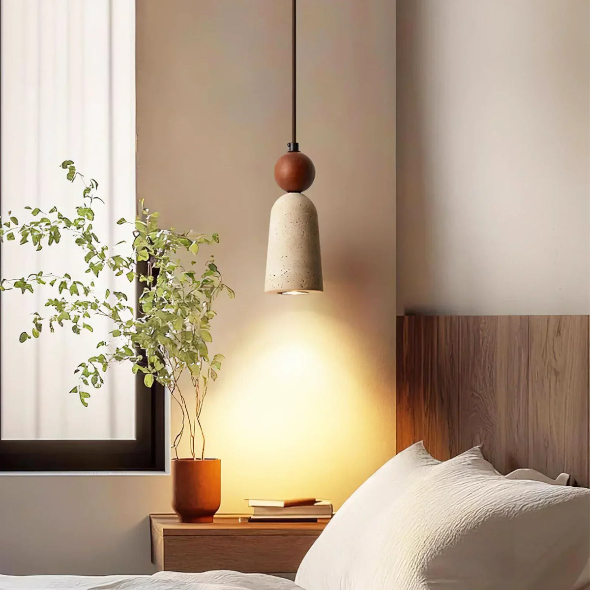 Travertine Bellin Pendant Lamp