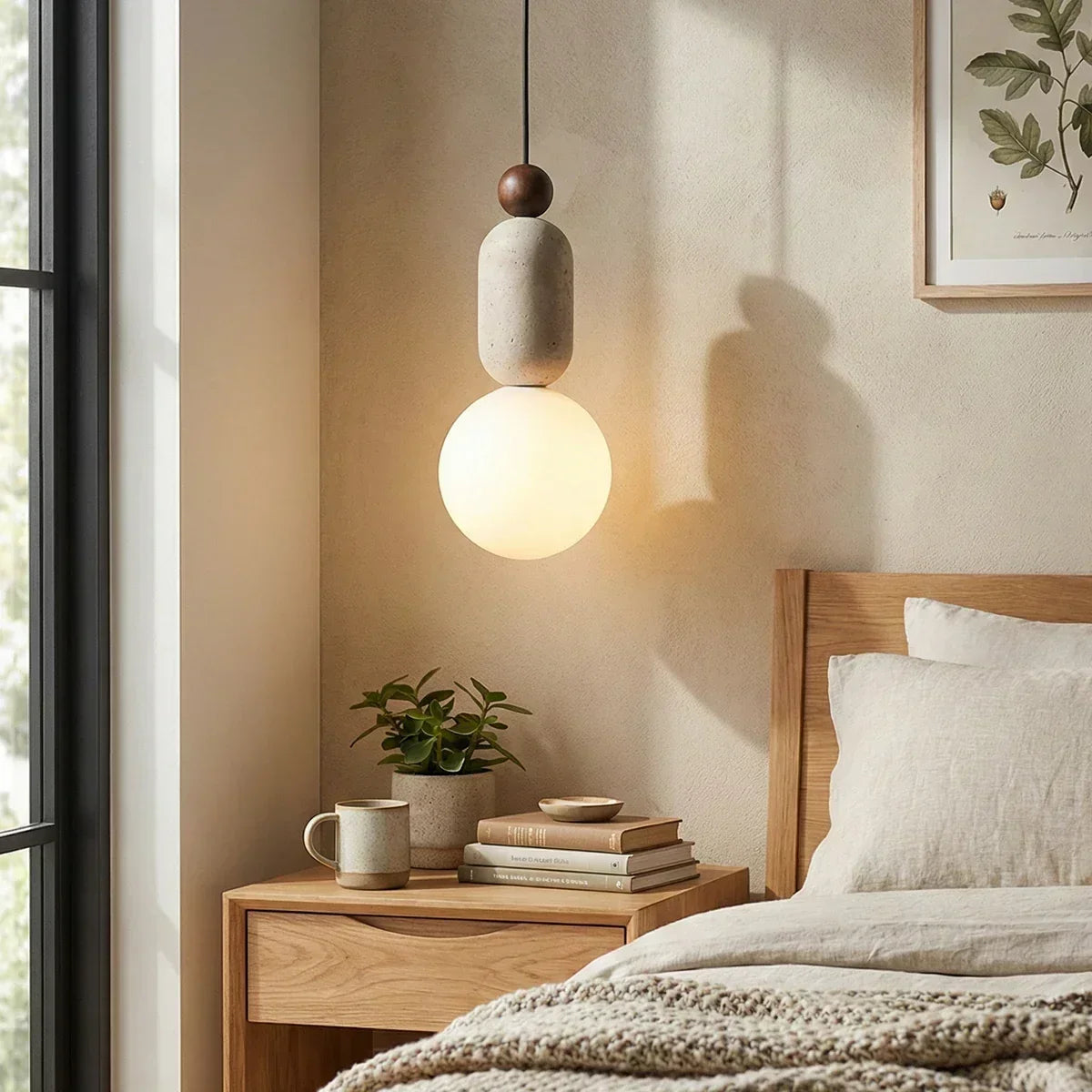 Travertine Daniel Pendant Lamp