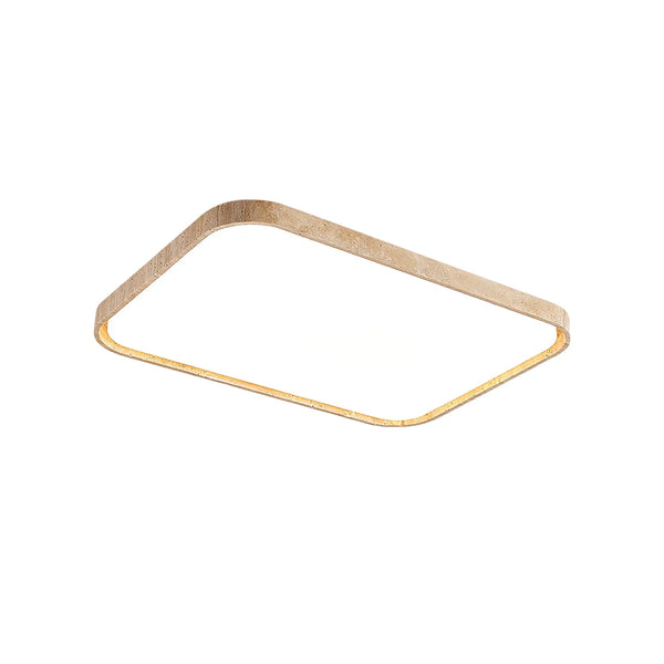 Travertine Lumo Stone Ceiling Light