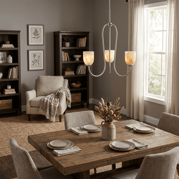Trillium Alabaster Chandelier