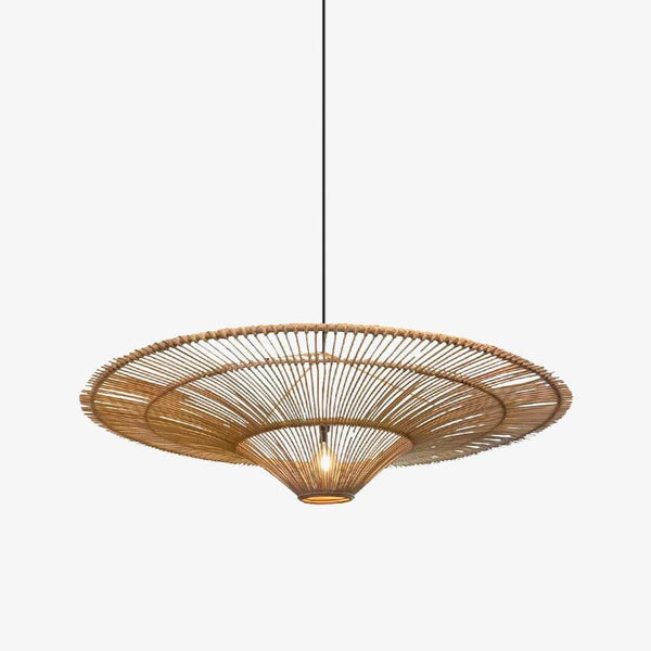 Marisol Rattan Saucer Chandelier