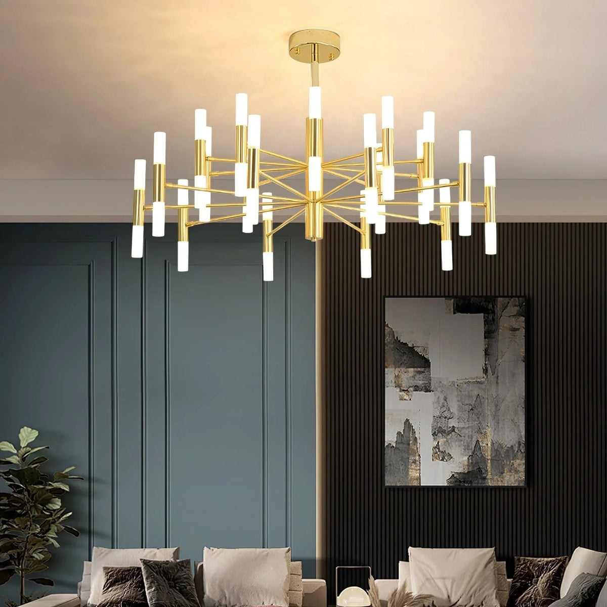 Tube Chandelier