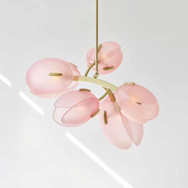 Blossom Contemporary Glass Chandelier