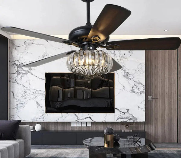 Tulis 52 Inch Chandelier Ceiling Fan With Light
