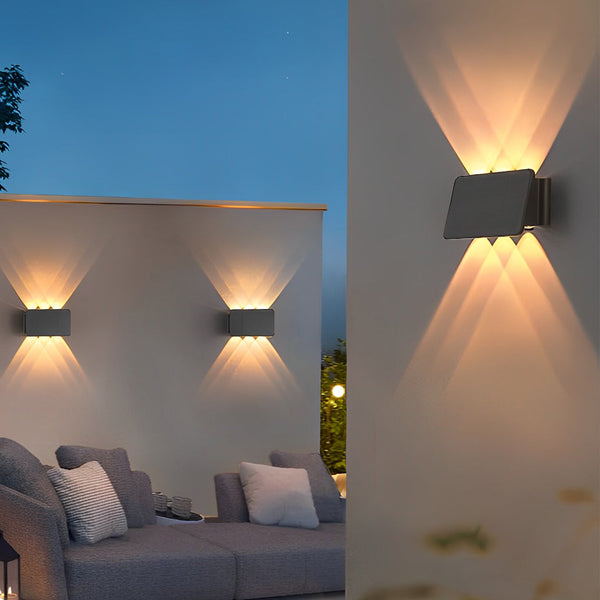 Lumararia Modern Minimalist Solar Outdoor Wall Lamp