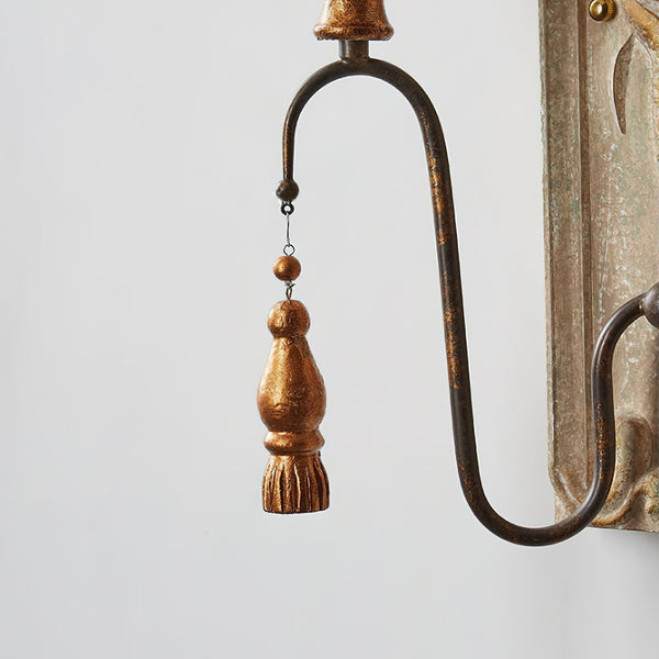 Elsoris Postmodern Luxury Wooden Wall Lamp