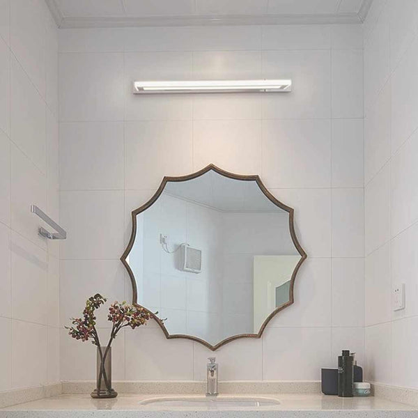 Vanity Mirror Sconce Wall Light Minimalist Rectangle LED, Chrome
