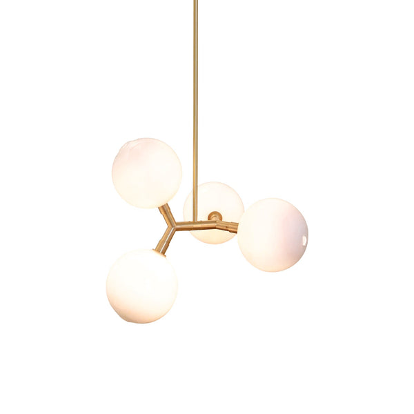 Irina Brass Glass Pendant Lamp