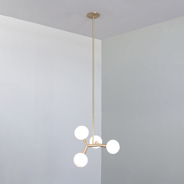 Irina Brass Glass Pendant Lamp