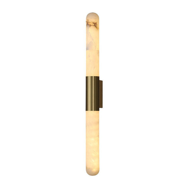 Velin Alabaster Tube Wall Sconce