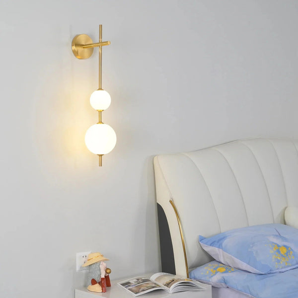 Vertical Globe Sconce