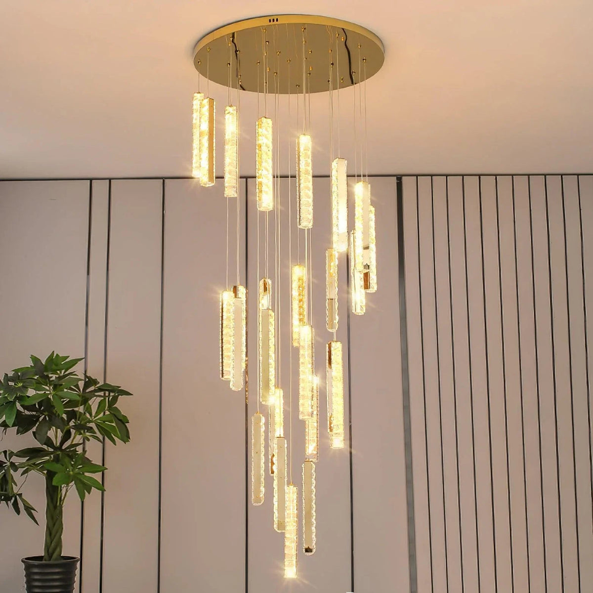 Alabaster Balls Cluster Chandelier