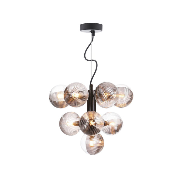 Alnorel 10-light Glass Chandelier