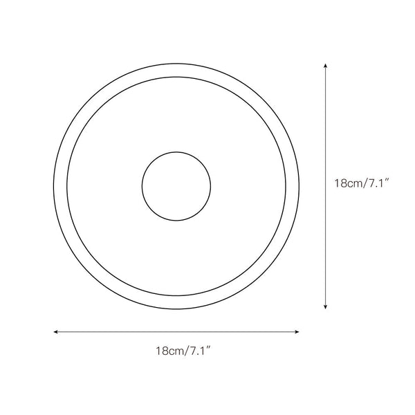 Ollaeos Disc Marble Wall Lamp
