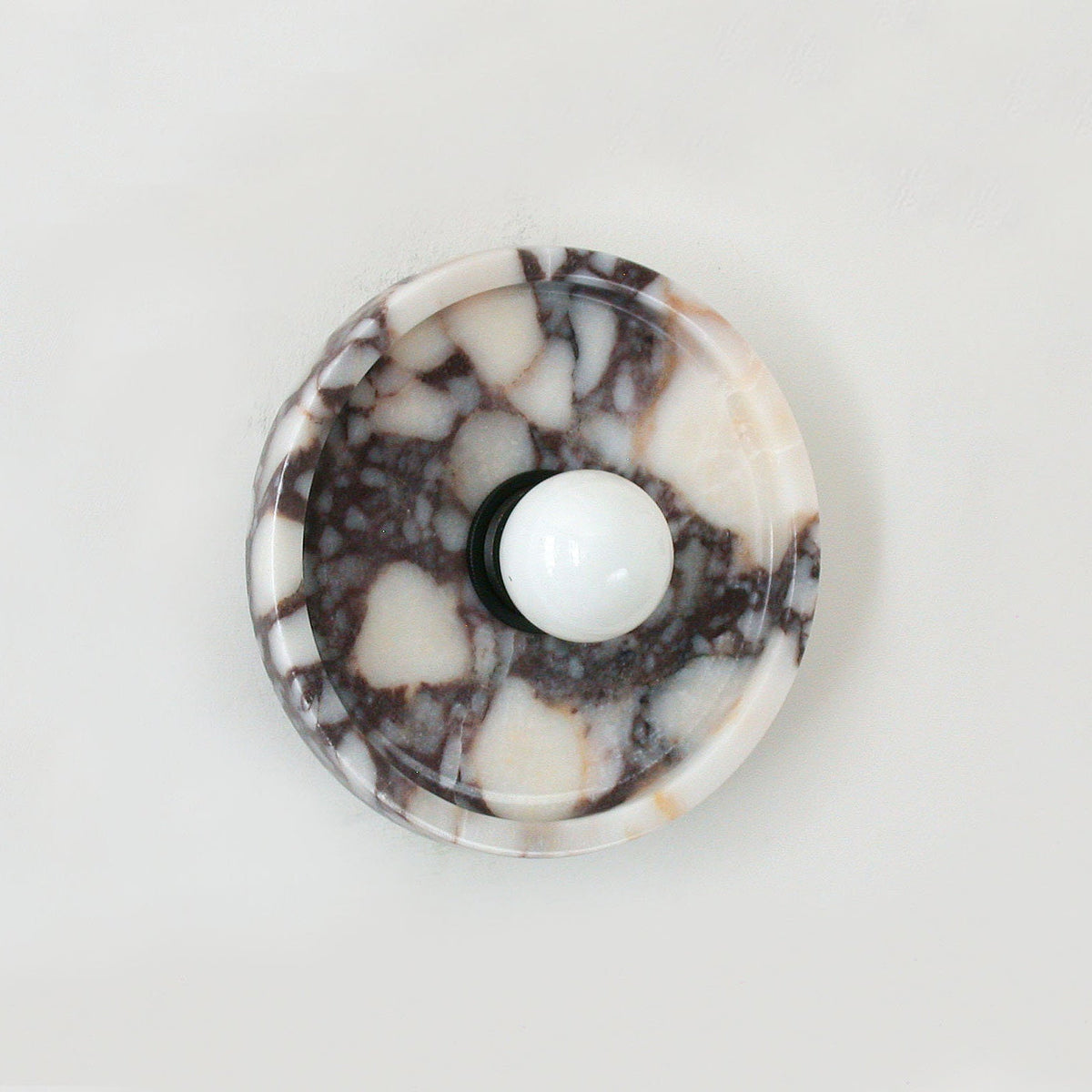 Ollaeos Disc Marble Wall Lamp