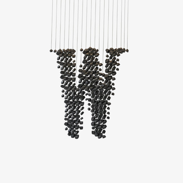 Charcoal Chandeliers W