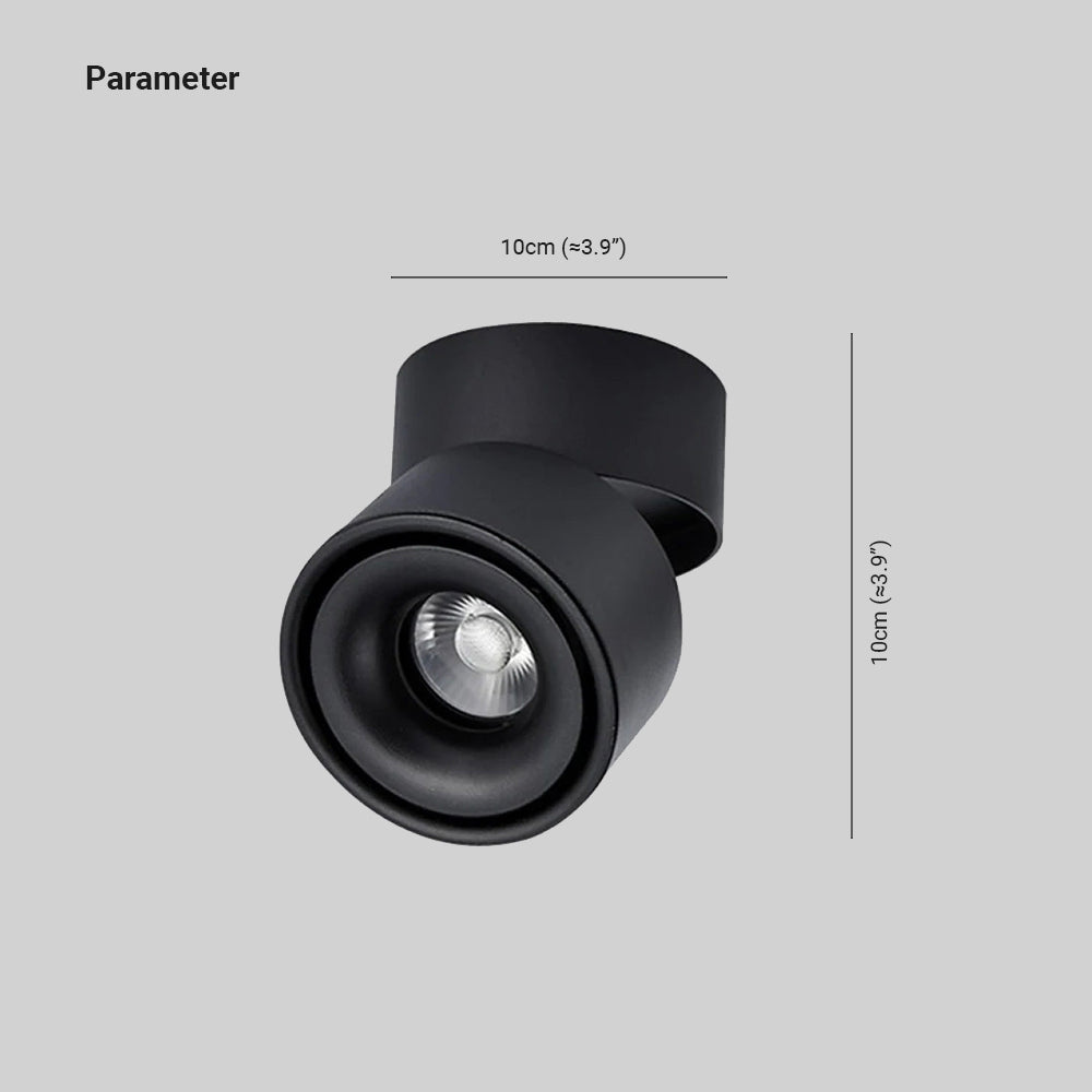 Modern LED Ceiling Spotlight Metal for Bedroom, Adjustable Angle