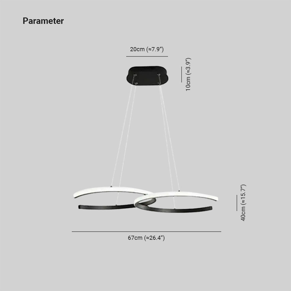 Modern Round Pendant Light LED Design for Dining Room