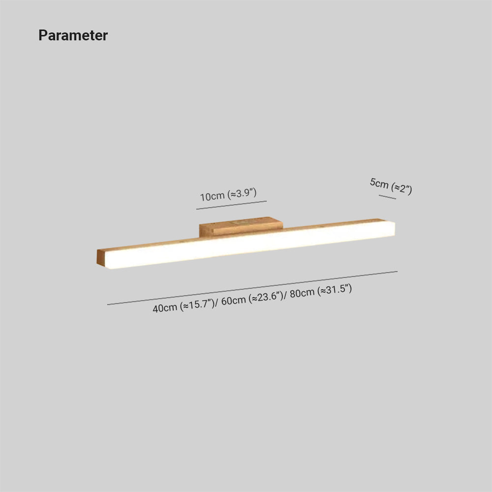 Waterproof Anti Fog Solid Wood LED Picture Light