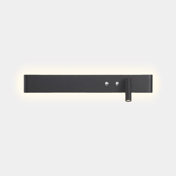 Wall Bedside Lamp Spotlight Linear Rectangle, Black / White