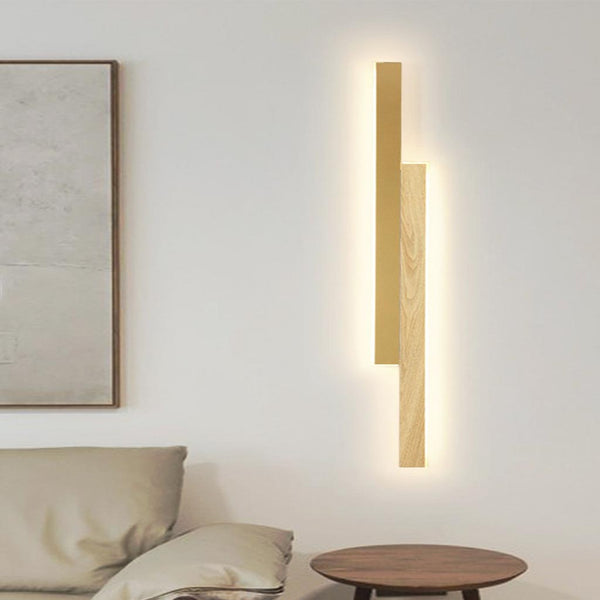 Wall Lamp 2 Light Bar Nordic Modern Linear LED, 4 Colors