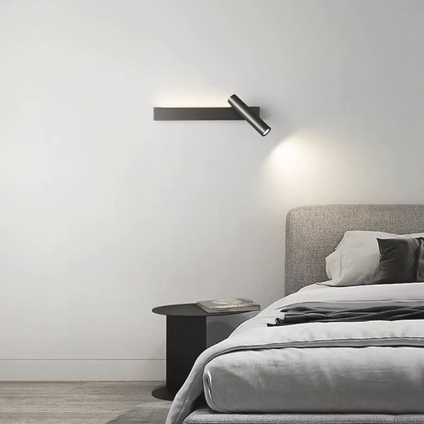Wall Lamp Spotlight Minimalist Linear LED, Black / Gold
