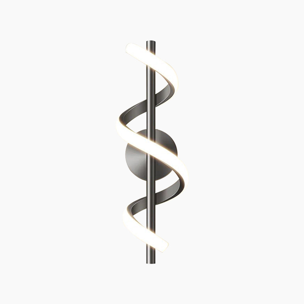 Wall Lamp Lighting Unique Wavy Linear, Aluminum