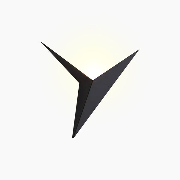 Wall Light Minimalist LED Unique Geometric Triangle Metal, 3 Colors