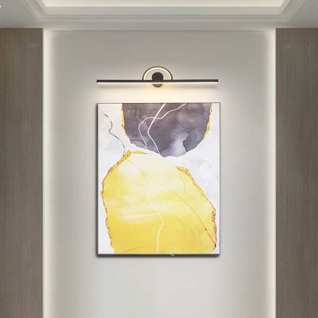 Vanity Mirror/Picture Wall Light Minimalist LED Linear Bar, Black