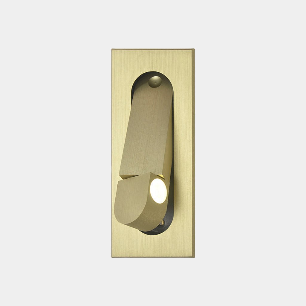 Wall Mounted Light Bed Lamp Minimalist Recessed Adjustable LED, 3 Colors