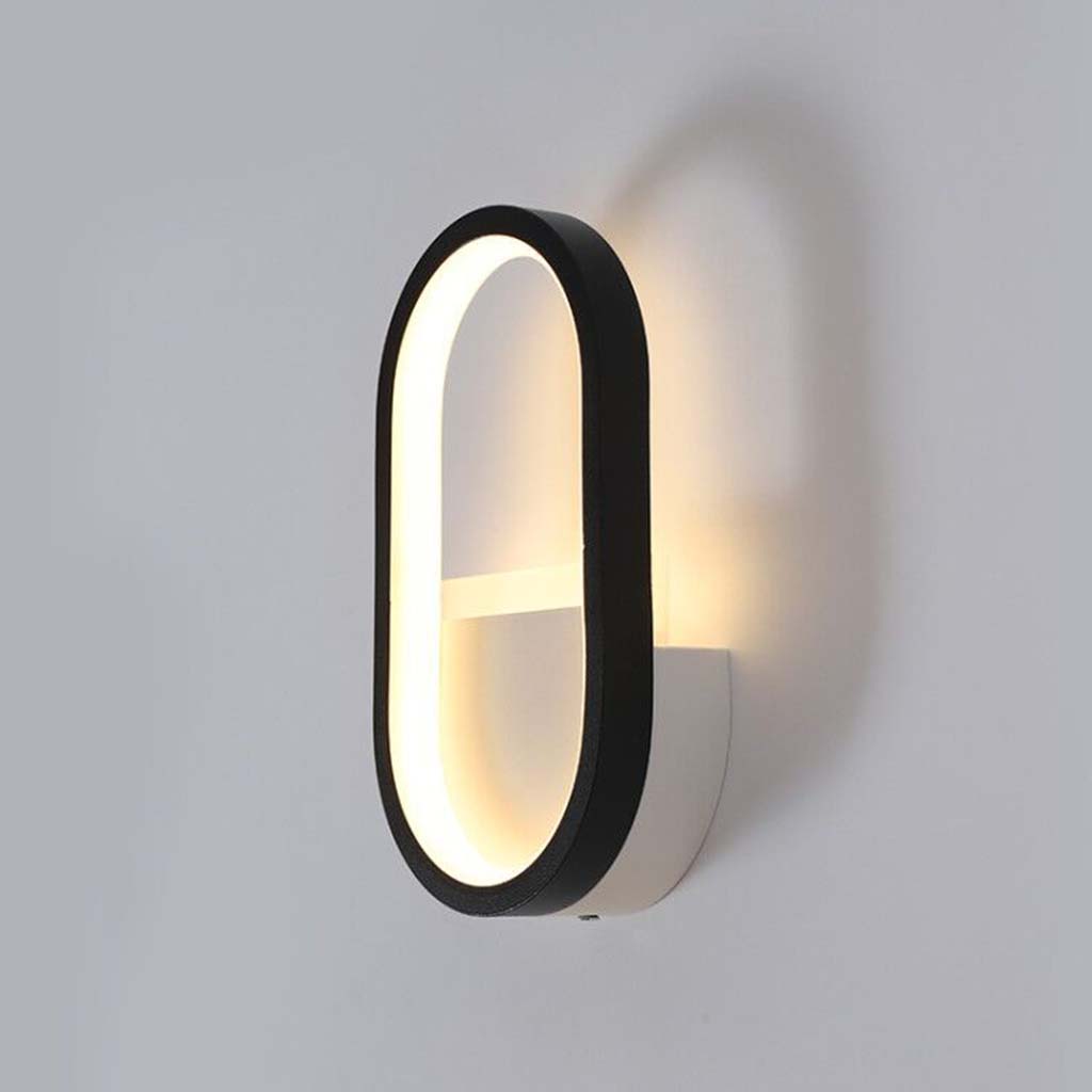 Wall Mounted LED Light Geometric, Black