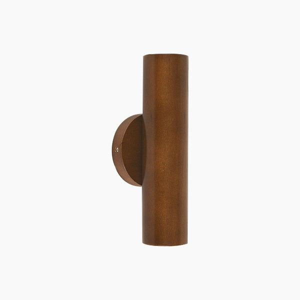 Wall Mounted Lamp LED Spotlight Nordic Rotating Tube Double Headed, Wood