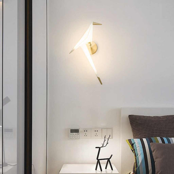 Wall Sconce Light Decorative Acrylic Bird LED