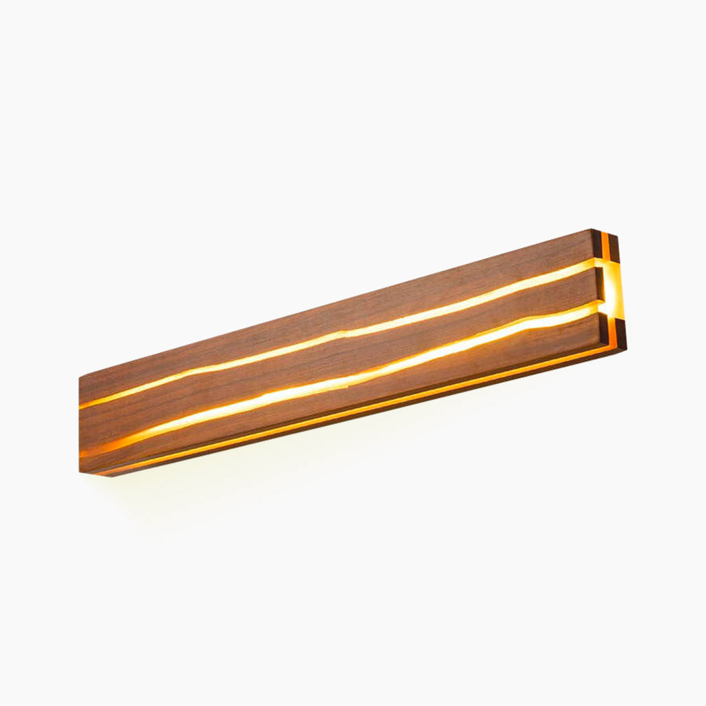 Wall Sconce Light Unique LED Japanese Wooden