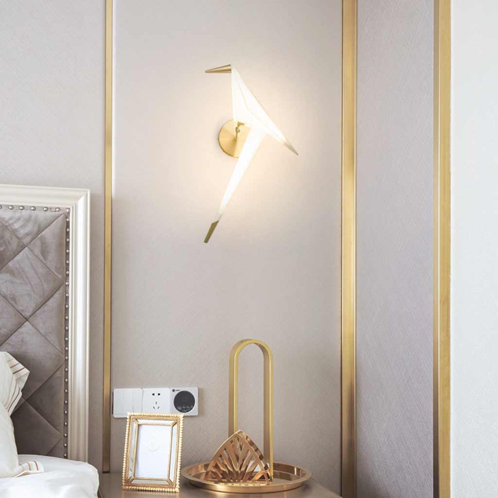 Wall Sconce Light Decorative Acrylic Bird LED