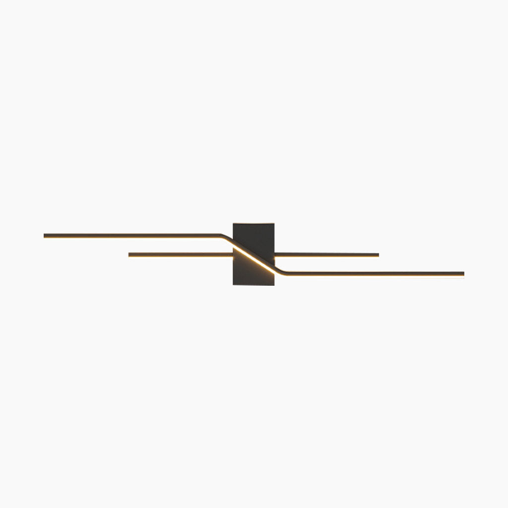 Wall Sconce Light Minimalist Geometric Decorative Metal Linear LED