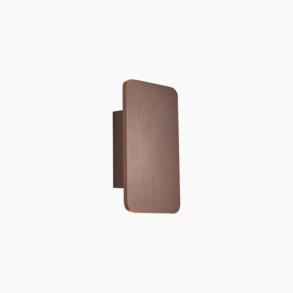 LED Wall Sconce Light Minimalist Rectangle Aluminum Linear, 5 Colors