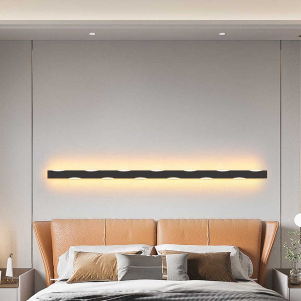Wall Sconce Nordic Simple Wave Linear LED, Iron&Acrylic