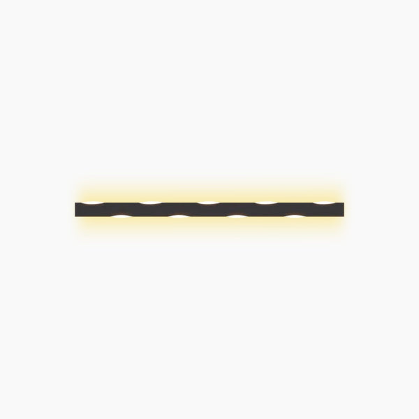 Wall Sconce Nordic Simple Wave Linear LED, Iron&Acrylic