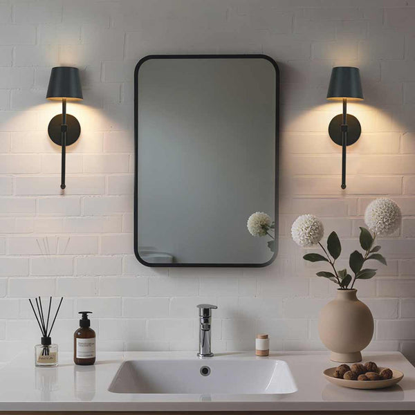 Wall Lamp Classic Indoor LED Rechargeable, Black / Gold