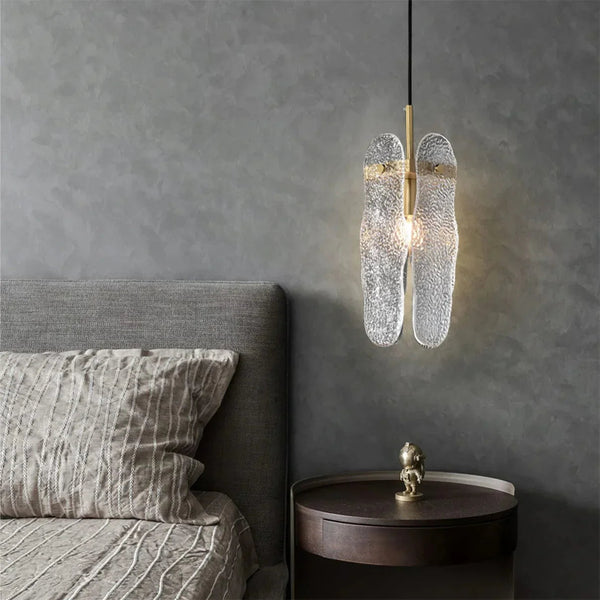 Water-patterned Glass Pendant Lamp