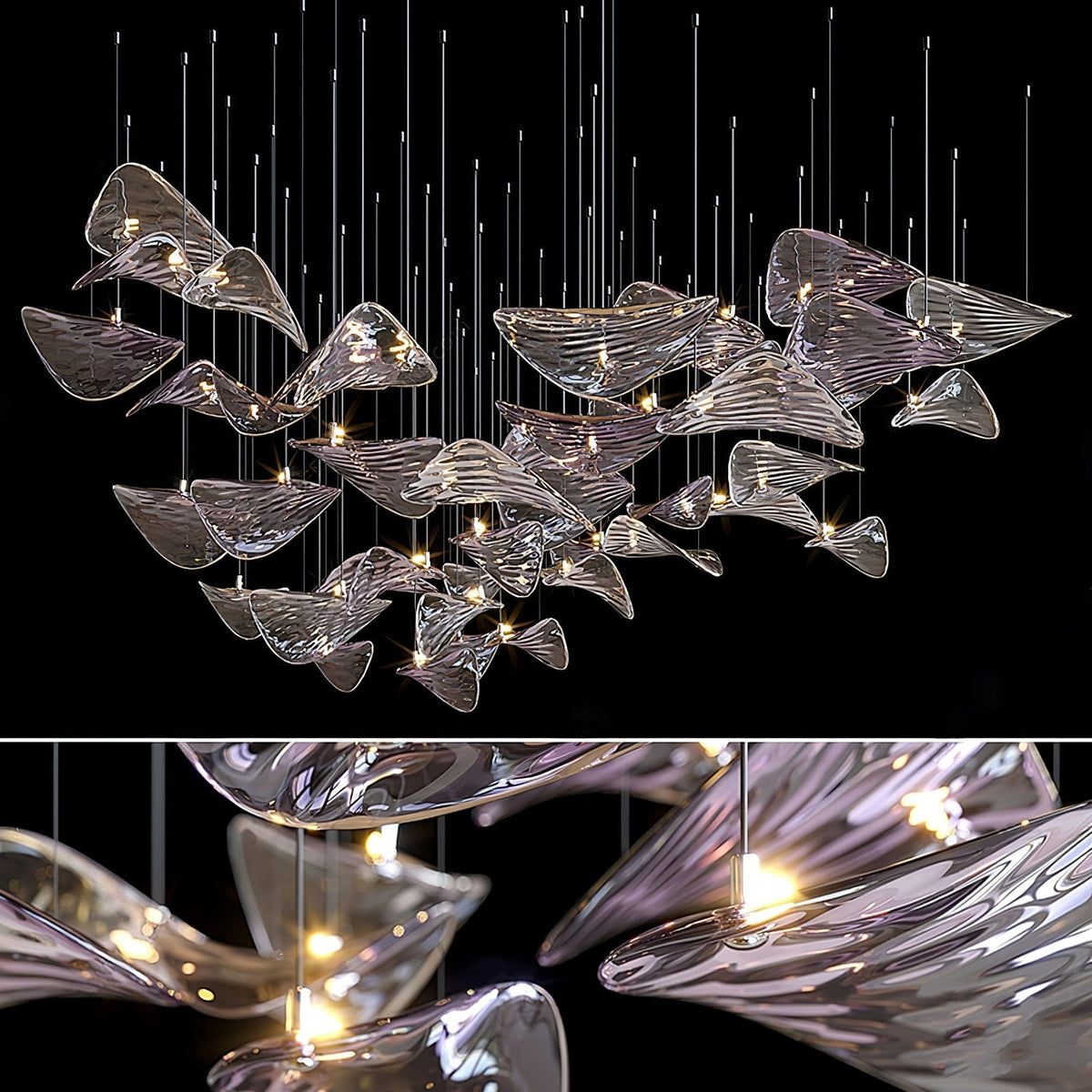 Lioris Butterfly Gold Pendant Light
