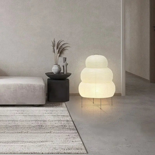 Wayuu Rice Paper Floor Lamp