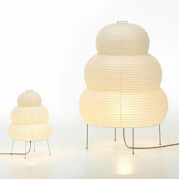 Wayuu Rice Paper Floor Lamp
