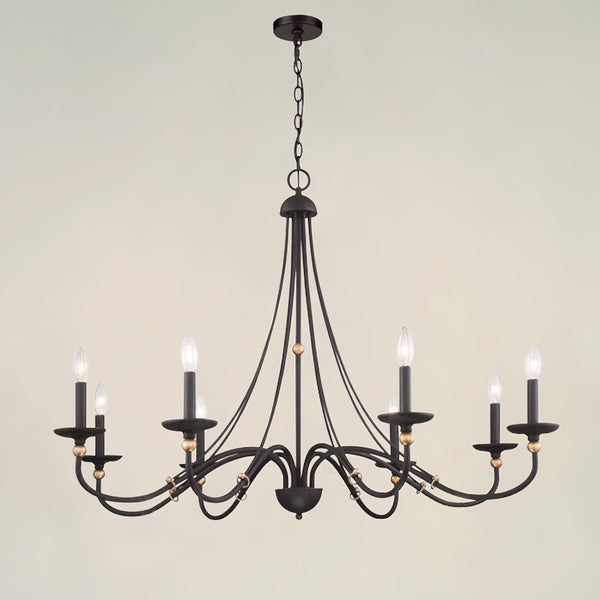 Regalia Vintage Brass Chandelier