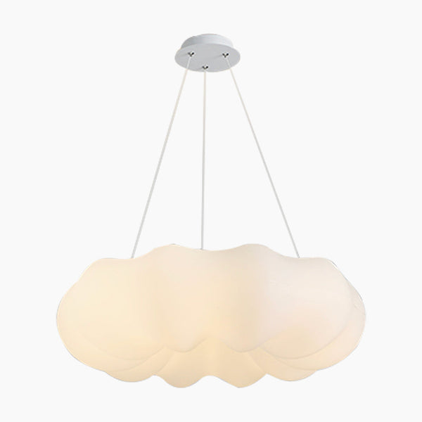 Pendant Ceiling Light LED Cream Cloud for Children's Room, White