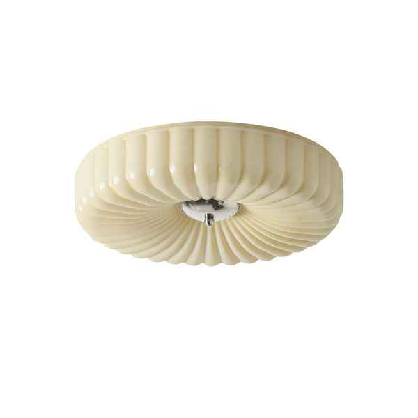 Zathee Glass Flush Mount Ceiling Light