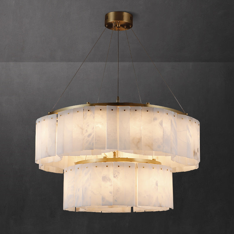 Avvinel Modern Luxury Minimalist Alabaster Chandelier