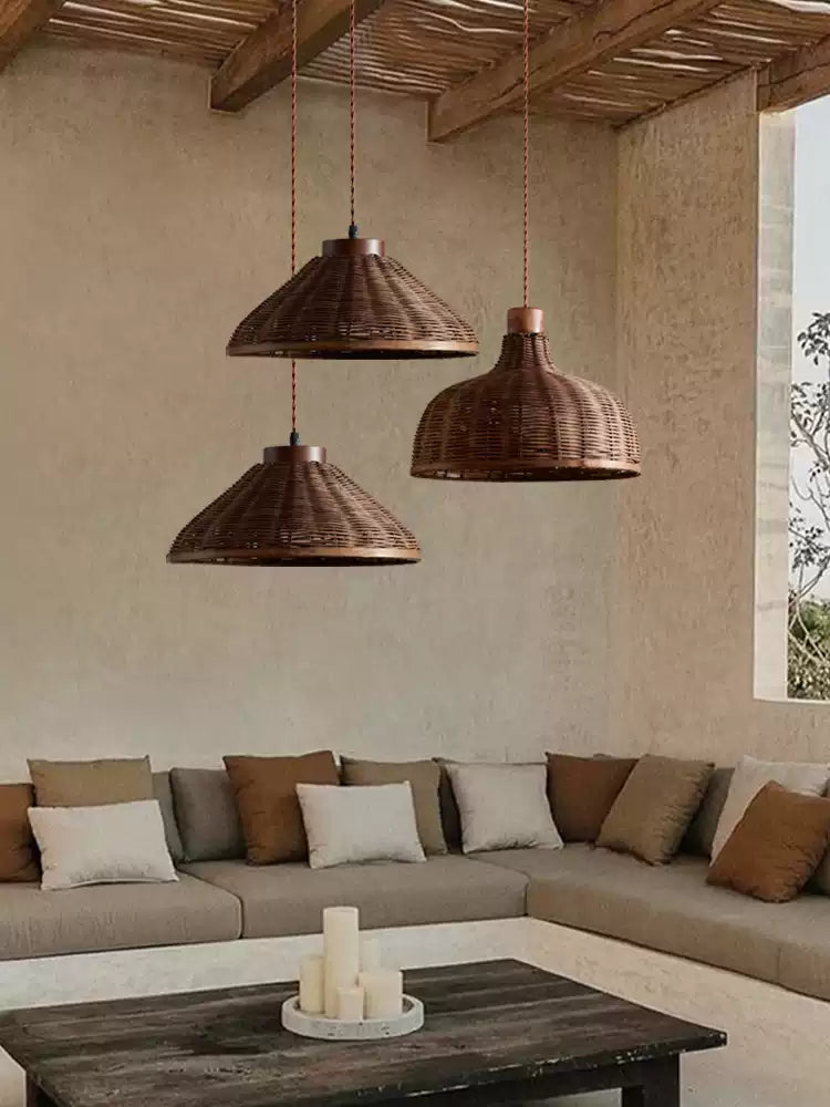 Willow Woven Rattan Pendant Lamp