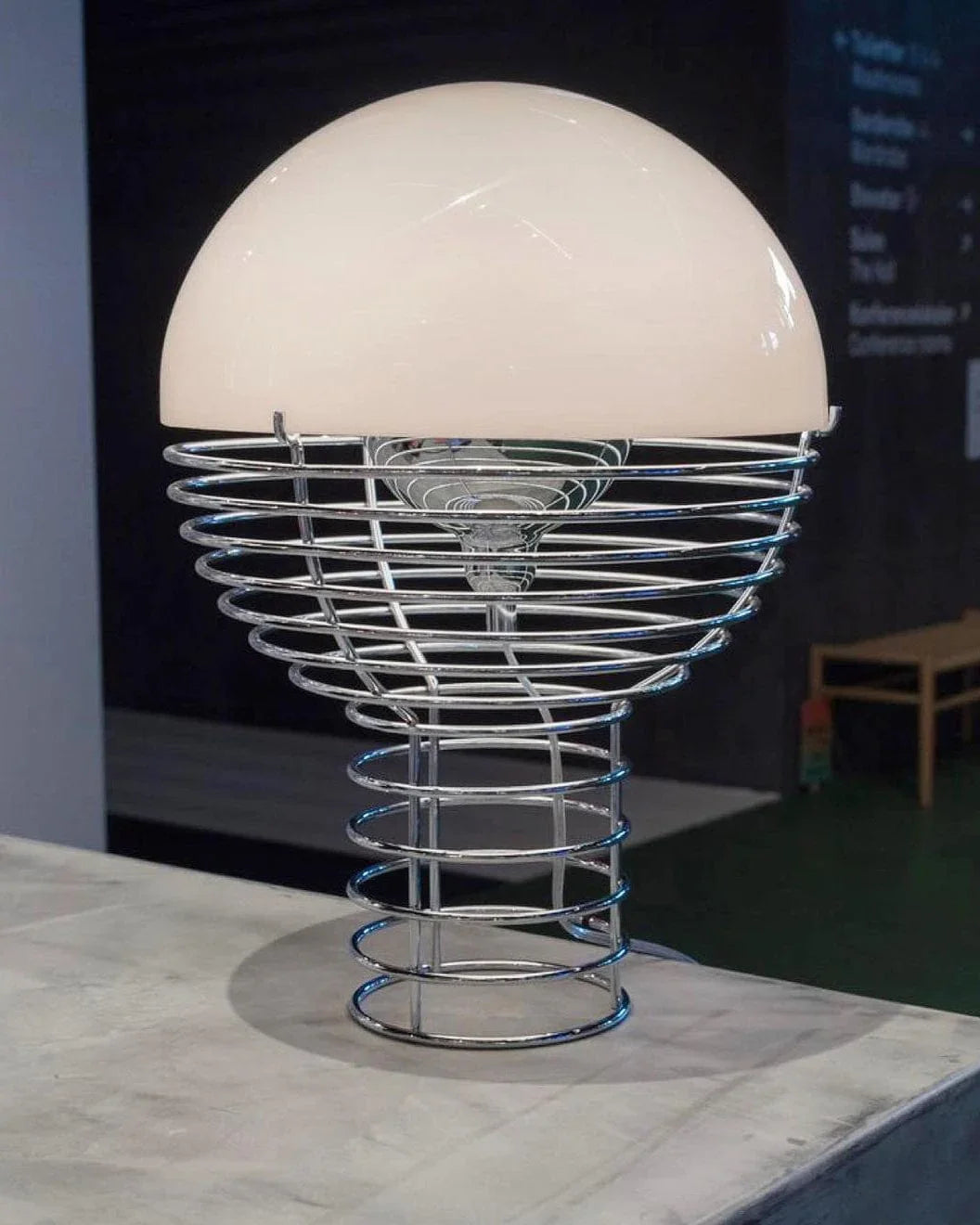 Wire Table Lamp